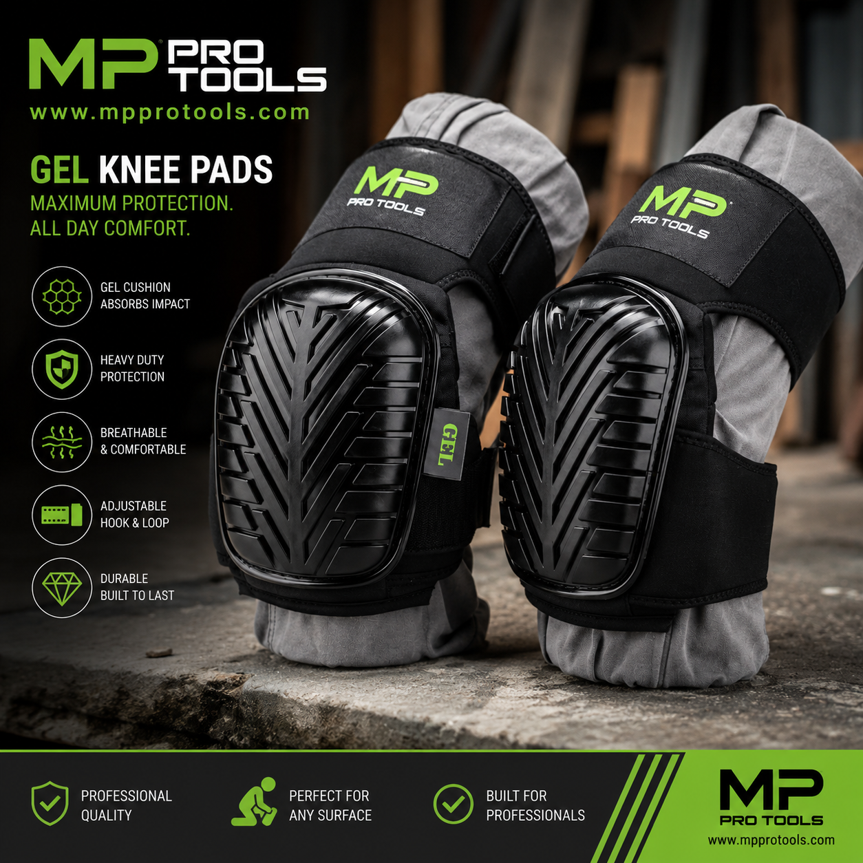 Professional Gel Knee Pads