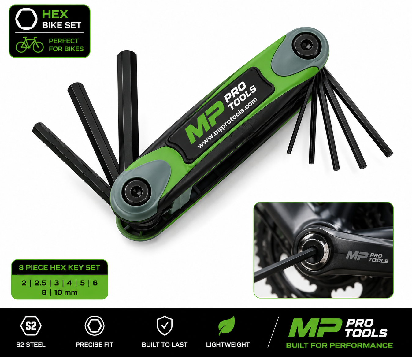 Folding Hex Key Set